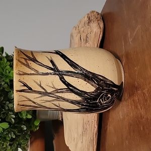 Hand Crafted, Painted Pottery mug